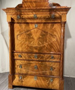 Empire Secretary Desk- front view with closed writing flap- styylish