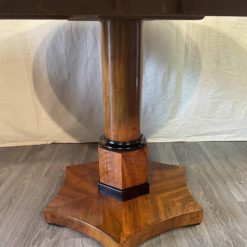 Biedermeier Walnut Table- base with column- styylish