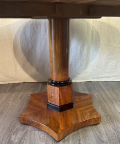 Biedermeier Walnut Table- base with column- styylish