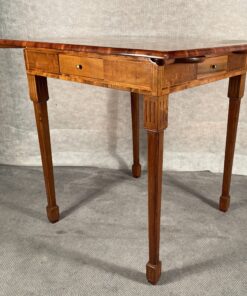 Louis XVI card table- corner view- styylish