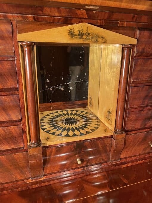 Empire Secretary Desk- open compartment inside- styylish