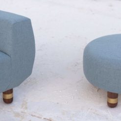 Modern Sofa- Detail of sofa and Stool- Styylish