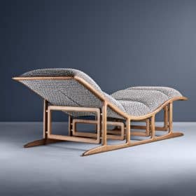 Bridge Lounge Chair: Contemporary European Design, Hand Made