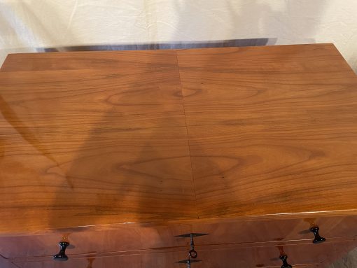 Biedermeier cherry chest- view of the top- styylish