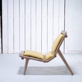 Modern Yellow Chair: Contemporary European Design, Hand Made