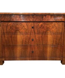 Biedermeier walnut veneer chest- styylish