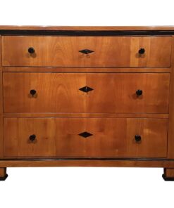 Biedermeier cherry chest- front view- styylish