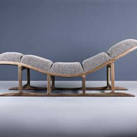 Bridge Lounge Chair: Contemporary European Design, Hand Made