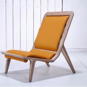 Modern Yellow Chair: Contemporary European Design, Hand Made