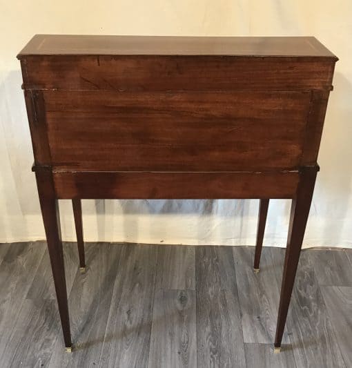 French Secretary Desk- view of the desk from the back- Styylish