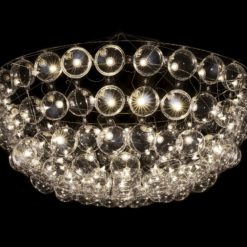 Modern Ceiling lamp- Model half Megastar on the black background- Styylish