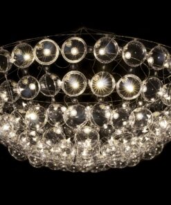 Modern Ceiling lamp- Model half Megastar on the black background- Styylish