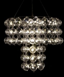 Contemporary Chandelier- Model King with black background- Styylish