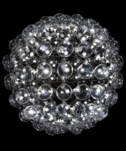 Globe Chandelier- Model Superstar on black background- Styylish