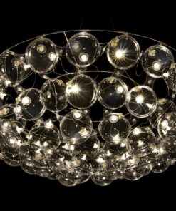 Recycled Ceiling Lam- Model half Superstar on the black backgroud- Styylish