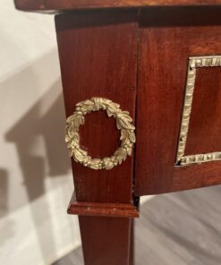 Corner Console Table- detail of brass fitting- Styylish