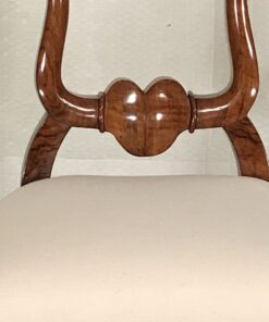 Set of 10 Biedermeier Chairs- detail of the seat back- Styylish
