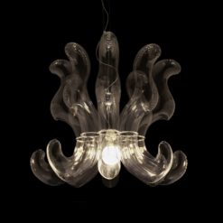 Modern chandelier- model Lullaby option B on the black background- Styylish