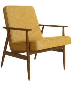 Mid-century style Armchair- mustard fabric- Styylish