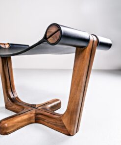 Footstool Armada- leather detail- Styylish