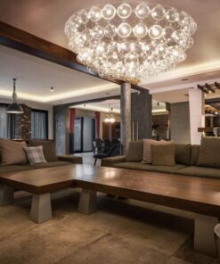 Modern Ceiling lamp- Model half Megastar view in the living room- Styylish