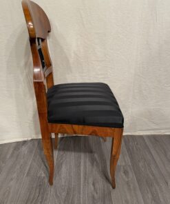 Biedermeier Walnut chair- side view- styylish