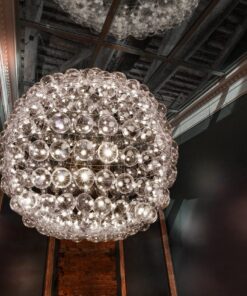 Large Globe Chandelier- Model Megastar view from below- Styylish