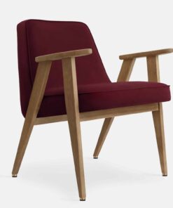 Iconic Midcentury Armchair- 366 front view- Styylish