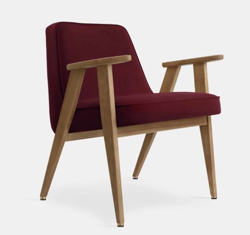 Iconic Midcentury Armchair- 366 front view- Styylish