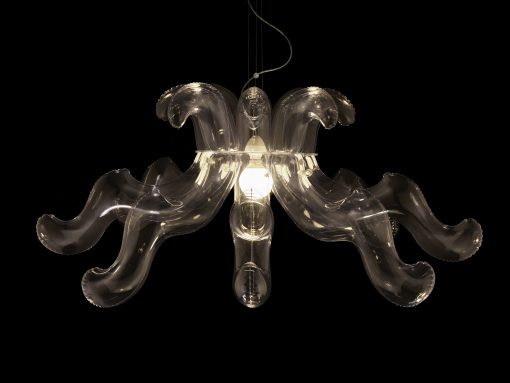 Modern chandelier- model Lullaby option C on the black background- Styylish