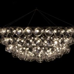 Modern Ceiling lamp- Model half Megastar hanging on the black background- Styylish