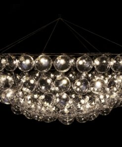 Modern Ceiling lamp- Model half Megastar hanging on the black background- Styylish