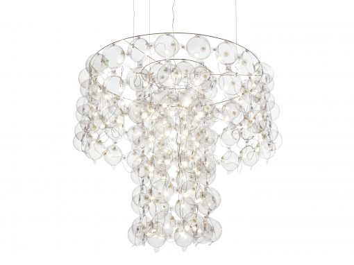 Contemporary Chandelier- Model King 3/4view- Styylish