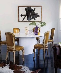 Baroque Chairs- with modern table- Styylish