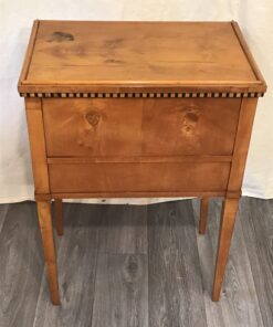 Biedermeier cherry Nightstand- backview- Styylish