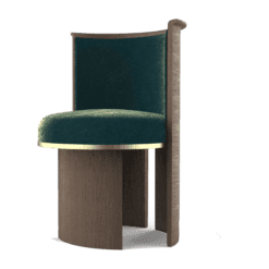 Arco chair- green velvet- Styylish