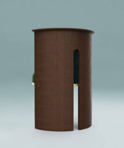 Arco chair- green velvet back sit- Styylish