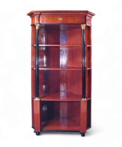 Corner Cabinet- Empire Style in mahogany veneer- styylish