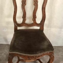 Baroque chairs- view of one chair from the front- Styylish