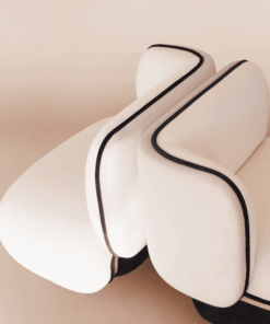 Elefante armchair-dolly wool white- Styylish