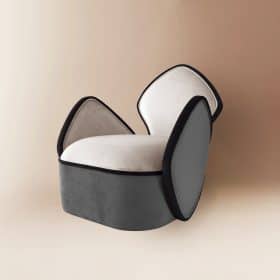 Orca armchair, Design by Sergio Prieto, Portugal, Hand Made