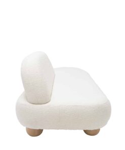 Boucle Settee- side view Styylish