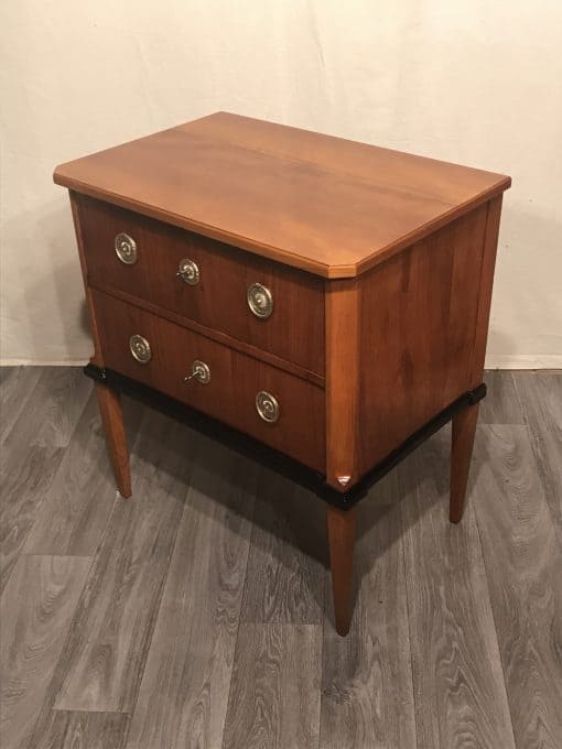 Biedermeier cherry dresser- Three-quarter view- Styylish