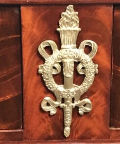 French Console Table- detail of one brass fitting- Styylish