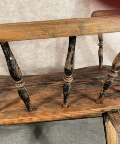 Antique sled- detail of the seat- Styylish