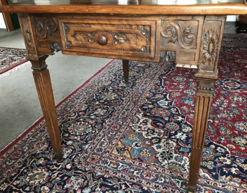 18th Century Farm Table- side view- styylish