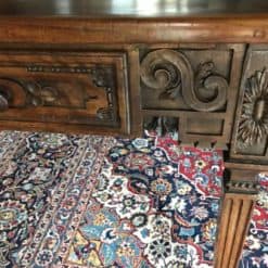 18th Century Farm Table- detail of the apron- styylish