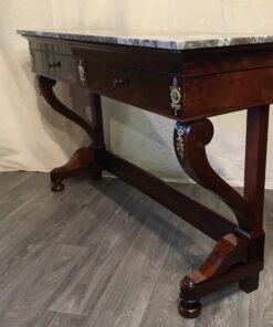 French Console Table- three-quarter view- Styylish