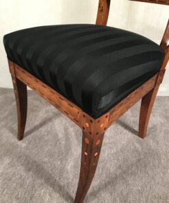 Pair of Neoclassical Chairs- detail of seat- Styylish