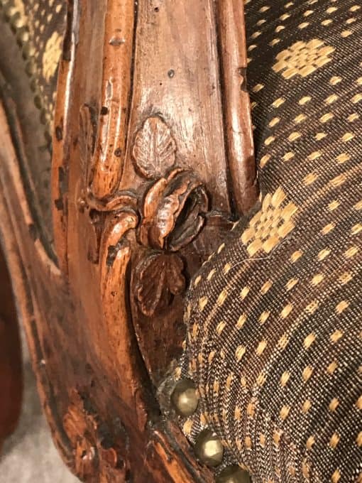 Baroque Armchair- details of rose carving- Styylish